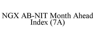 NGX AB-NIT MONTH AHEAD INDEX (7A)
