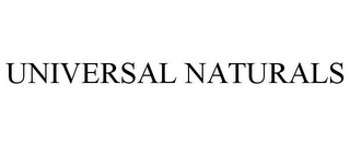 UNIVERSAL NATURALS