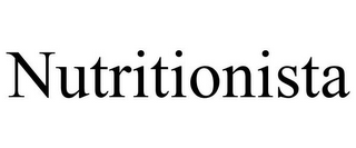 NUTRITIONISTA