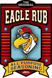 THE ORIGINAL EAGLE RUB ALL PURPOSE SEASONING MADE IN EDMOND, OK.