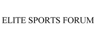 ELITE SPORTS FORUM