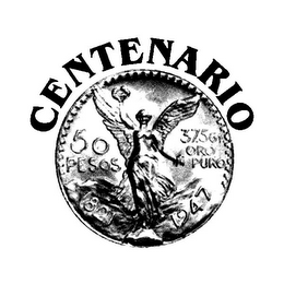 CENTENARIO 50 PESOS 37.5 GR ORO PURO 1821 1947