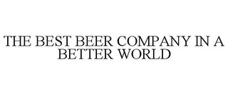 THE BEST BEER COMPANY IN A BETTER WORLD