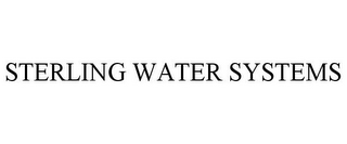 STERLING WATER SYSTEMS