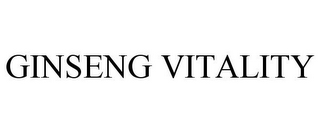 GINSENG VITALITY