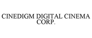 CINEDIGM DIGITAL CINEMA CORP.