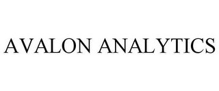 AVALON ANALYTICS