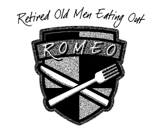 RETIRED OLD MEN EATING OUT ROMEO