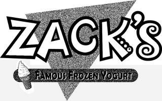 ZACK'S FAMOUS FROZEN YOGURT