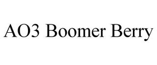 AO3 BOOMER BERRY