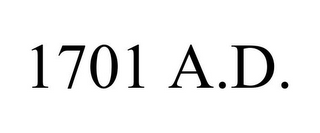1701 A.D.