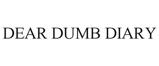 DEAR DUMB DIARY