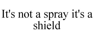 IT'S NOT A SPRAY IT'S A SHIELD