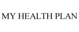 MY HEALTH PLAN