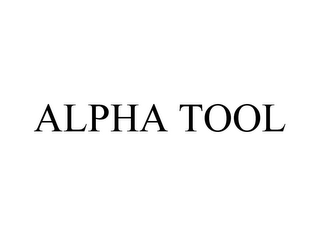 ALPHA TOOL