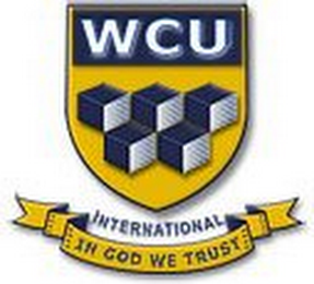 WCU INTERNATIONAL IN GOD WE TRUST