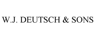 W.J. DEUTSCH & SONS