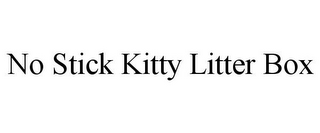 NO STICK KITTY LITTER BOX