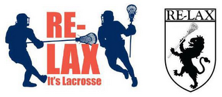 RE-LAX IT'S LACROSSE RE-LAX