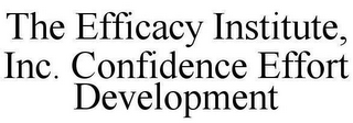 EFFICACY INSTITUTE CONFIDENCE EFFORT DEVELOPMENT