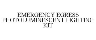 EMERGENCY EGRESS PHOTOLUMINESCENT LIGHTING KIT