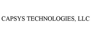 CAPSYS TECHNOLOGIES, LLC