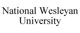 NATIONAL WESLEYAN UNIVERSITY