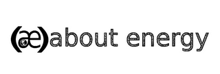 (Æ)ABOUT ENERGY