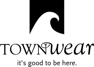 TOWNWEAR IT'S GOOD TO BE HERE.