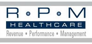 R·P·M HEALTH CARE REVENUE · PERFORMANCE · MANAGEMENT