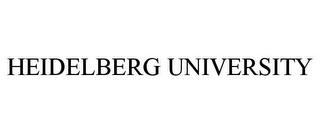 HEIDELBERG UNIVERSITY