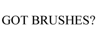 GOT BRUSHES?