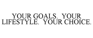 YOUR GOALS. YOUR LIFESTYLE. YOUR CHOICE.