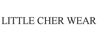 LITTLE CHER WEAR