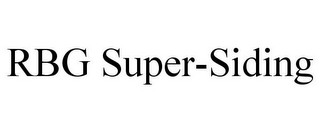 RBG SUPER-SIDING