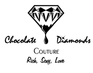 CHOCOLATE DIAMONDS COUTURE RICH, SEXY, LOVE