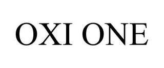 OXI ONE