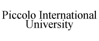 PICCOLO INTERNATIONAL UNIVERSITY