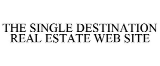 THE SINGLE DESTINATION REAL ESTATE WEB SITE