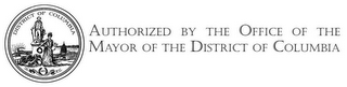 AUTHORIZED BY THE OFFICE OF THE MAYOR OF THE DISTRICT OF COLUMBIA DISTRICT OF COLUMBIA 1871 CONSTITUTION JUSTITIA OMNIBUS