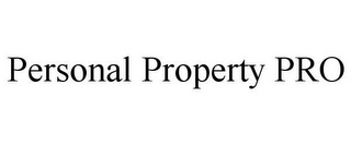 PERSONAL PROPERTY PRO