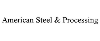 AMERICAN STEEL & PROCESSING