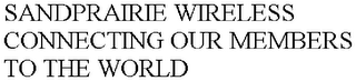 SANDPRAIRIE WIRELESS CONNECTING OUR MEMBERS TO THE WORLD