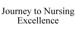 JOURNEY TO NURSING EXCELLENCE