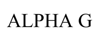 ALPHA G
