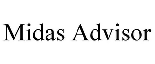 MIDAS ADVISOR