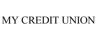 MY CREDIT UNION