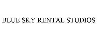 BLUE SKY RENTAL STUDIOS