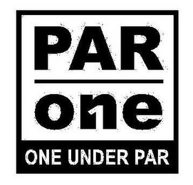 PAR ONE ONE UNDER PAR