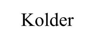 KOLDER